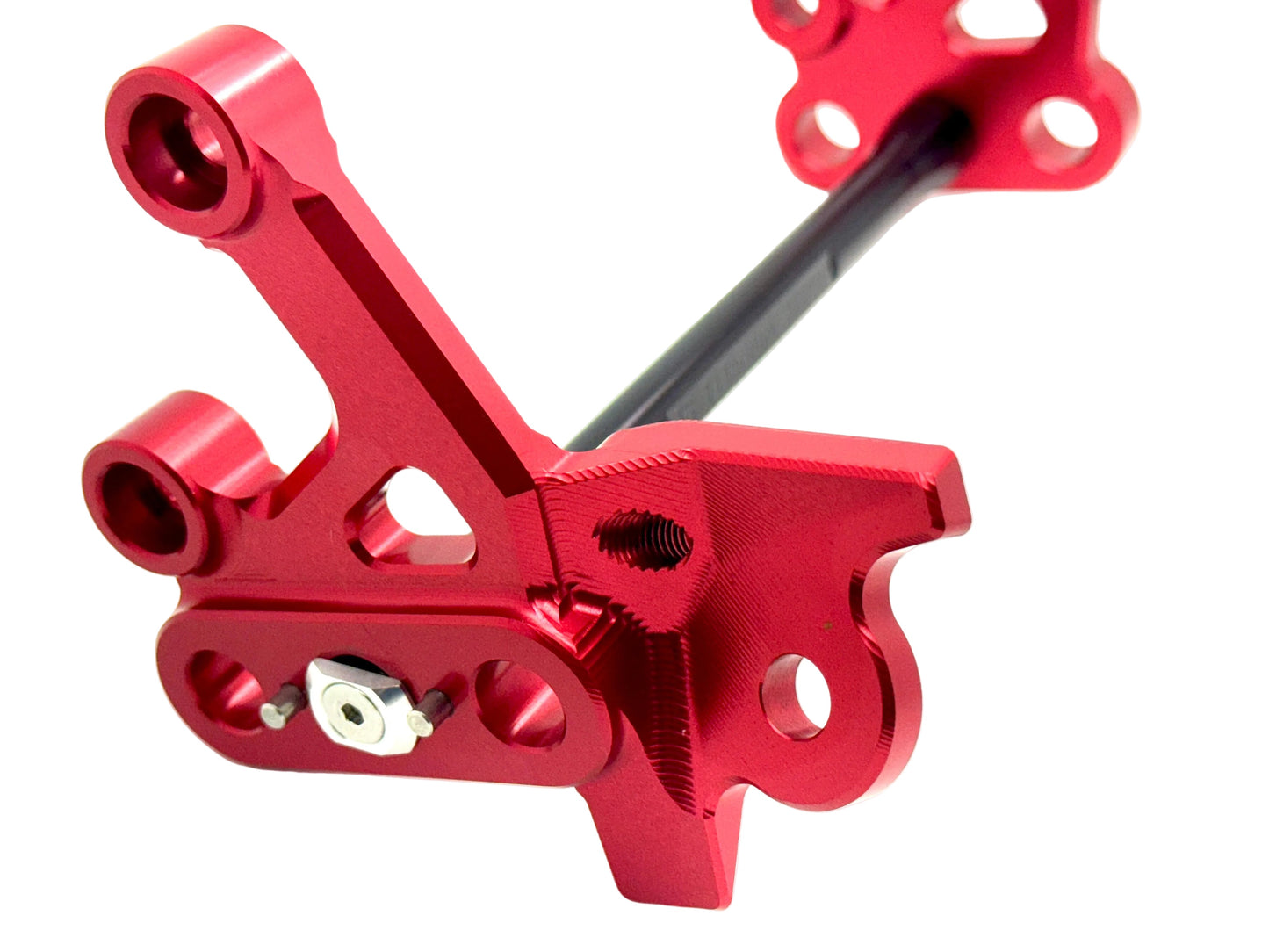 Custom CNC Aluminum Footpeg Bracket Assembly Surron