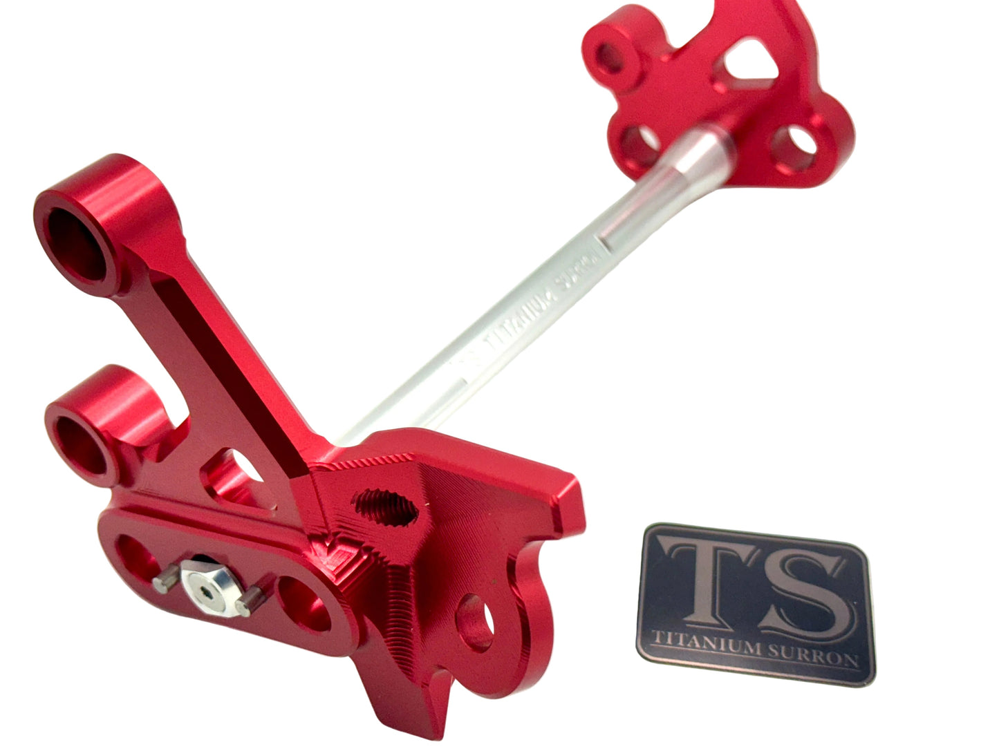 Custom CNC Aluminum Footpeg Bracket Assembly Surron