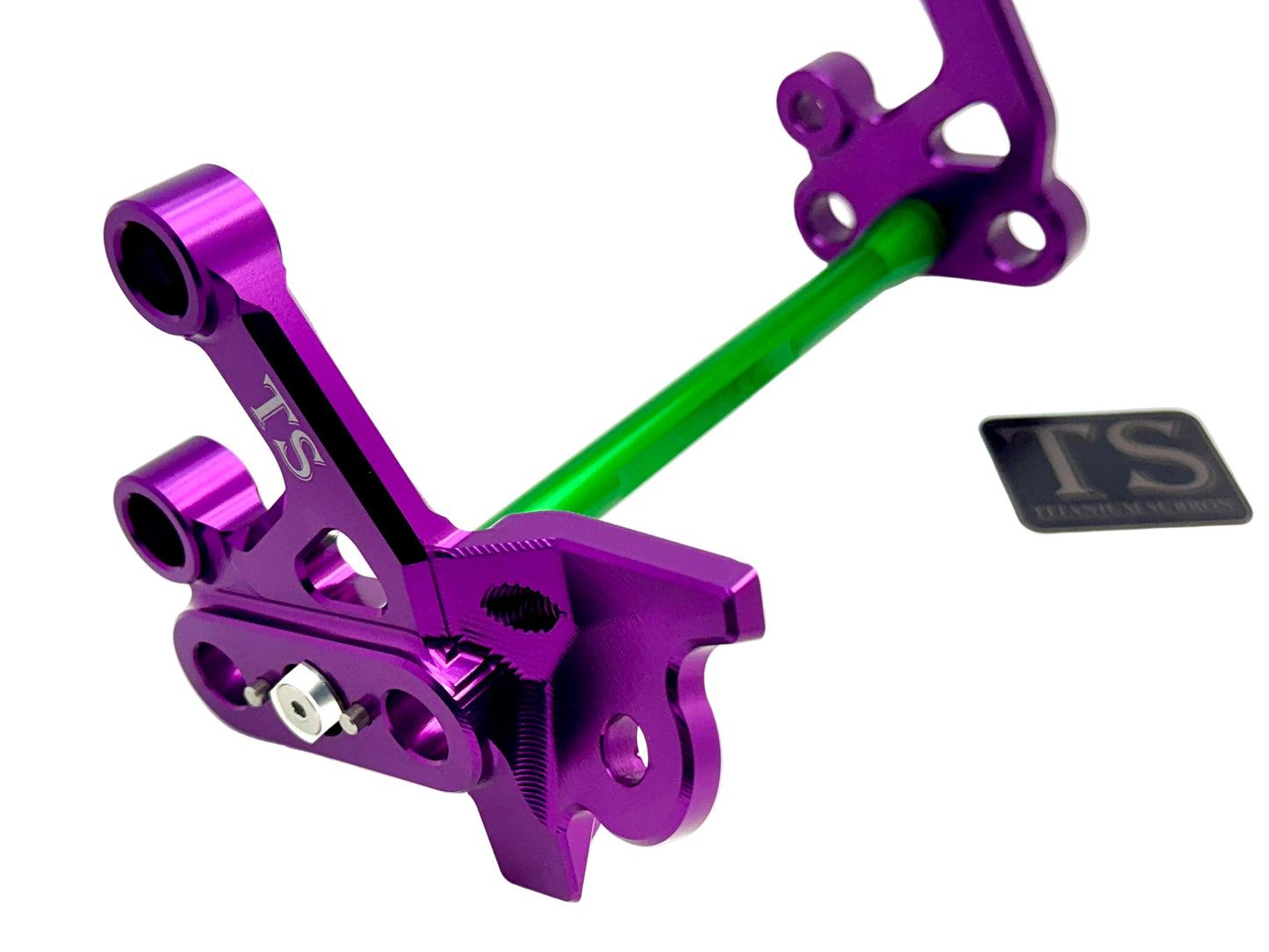 Custom CNC Aluminum Footpeg Bracket Assembly E-Ride Pro