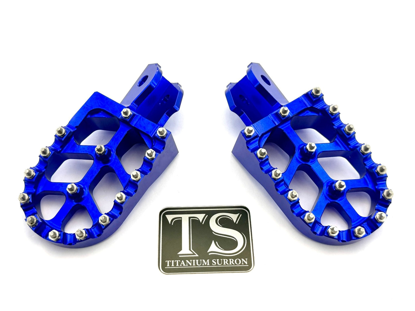 Anodized Aluminum Foot Pegs for Surron and Similar E-moto