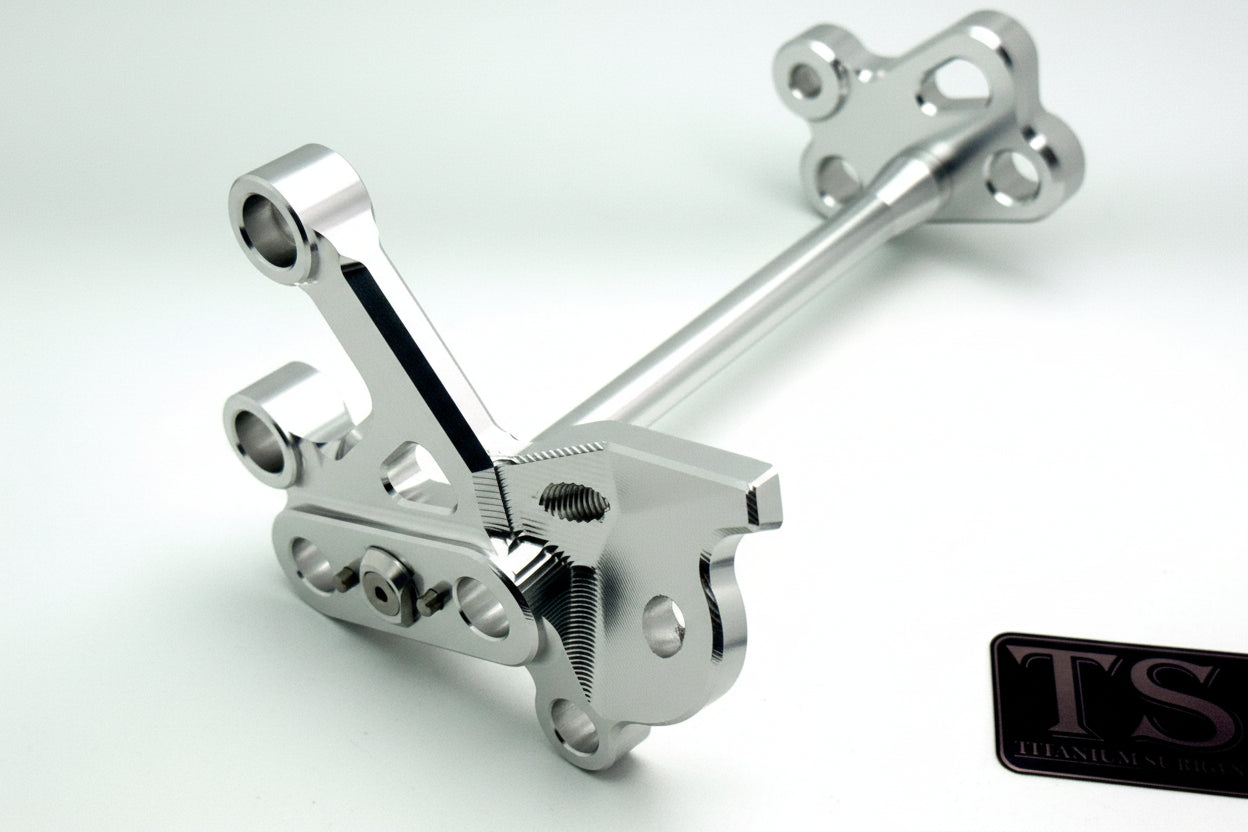 Custom CNC Aluminum Footpeg Bracket Assembly E-Ride Pro