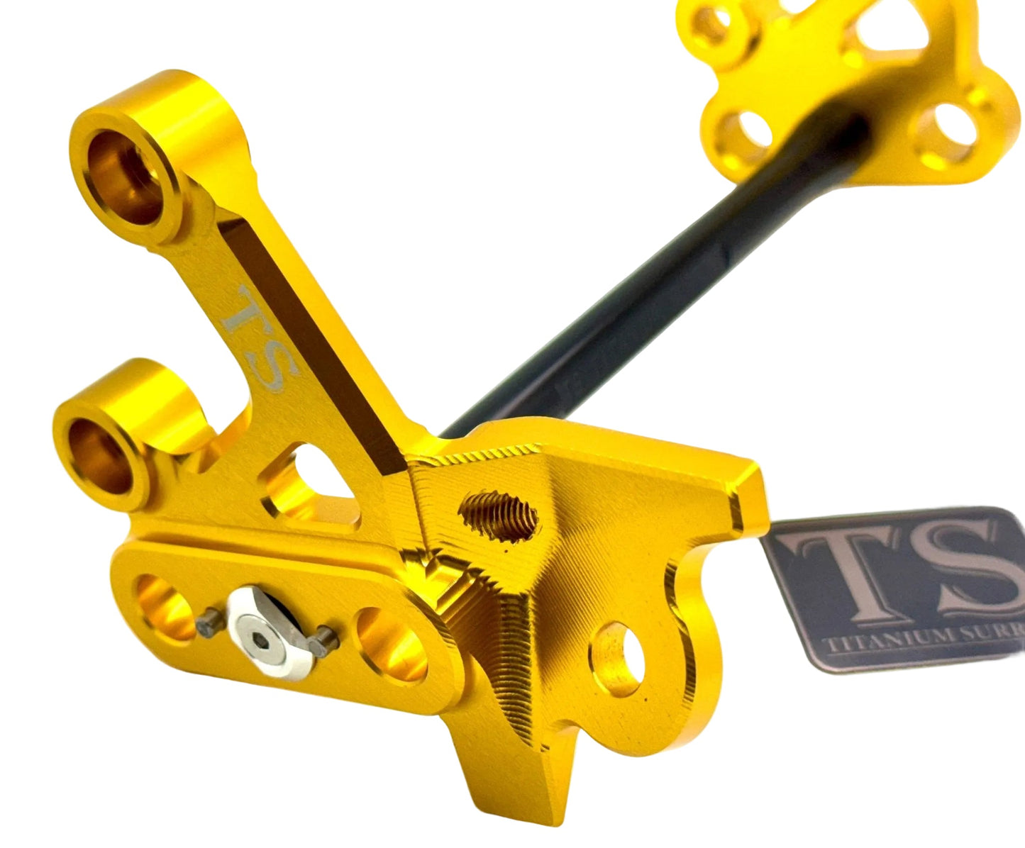 Custom CNC Aluminum Footpeg Bracket Assembly E-Ride Pro