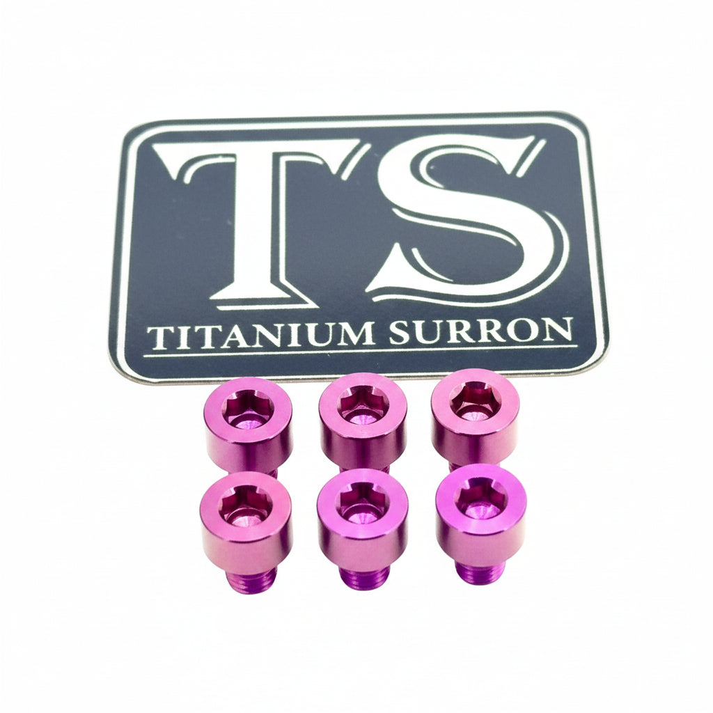EBMX X9000 Heat Sink Titanium Bolt Kits (6)