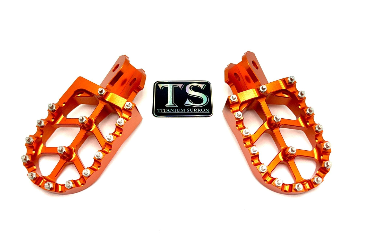 Anodized Aluminum Foot Pegs for Surron and Similar E-moto