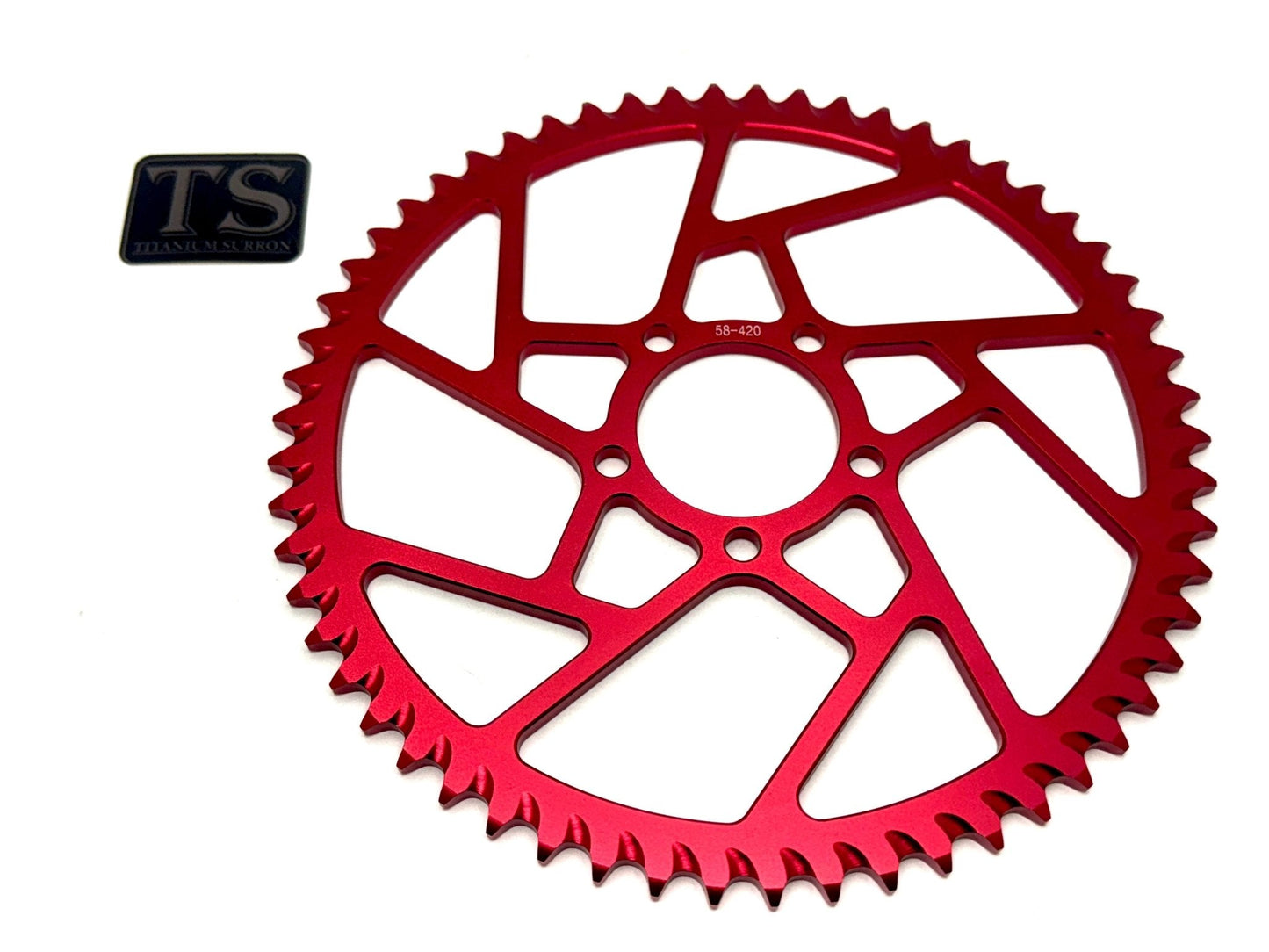 Hardened Aluminum 420 Sprockets for E-moto 48-58T