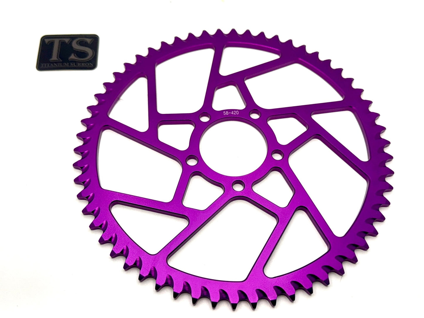Hardened Aluminum 420 Sprockets for E-moto 48-58T
