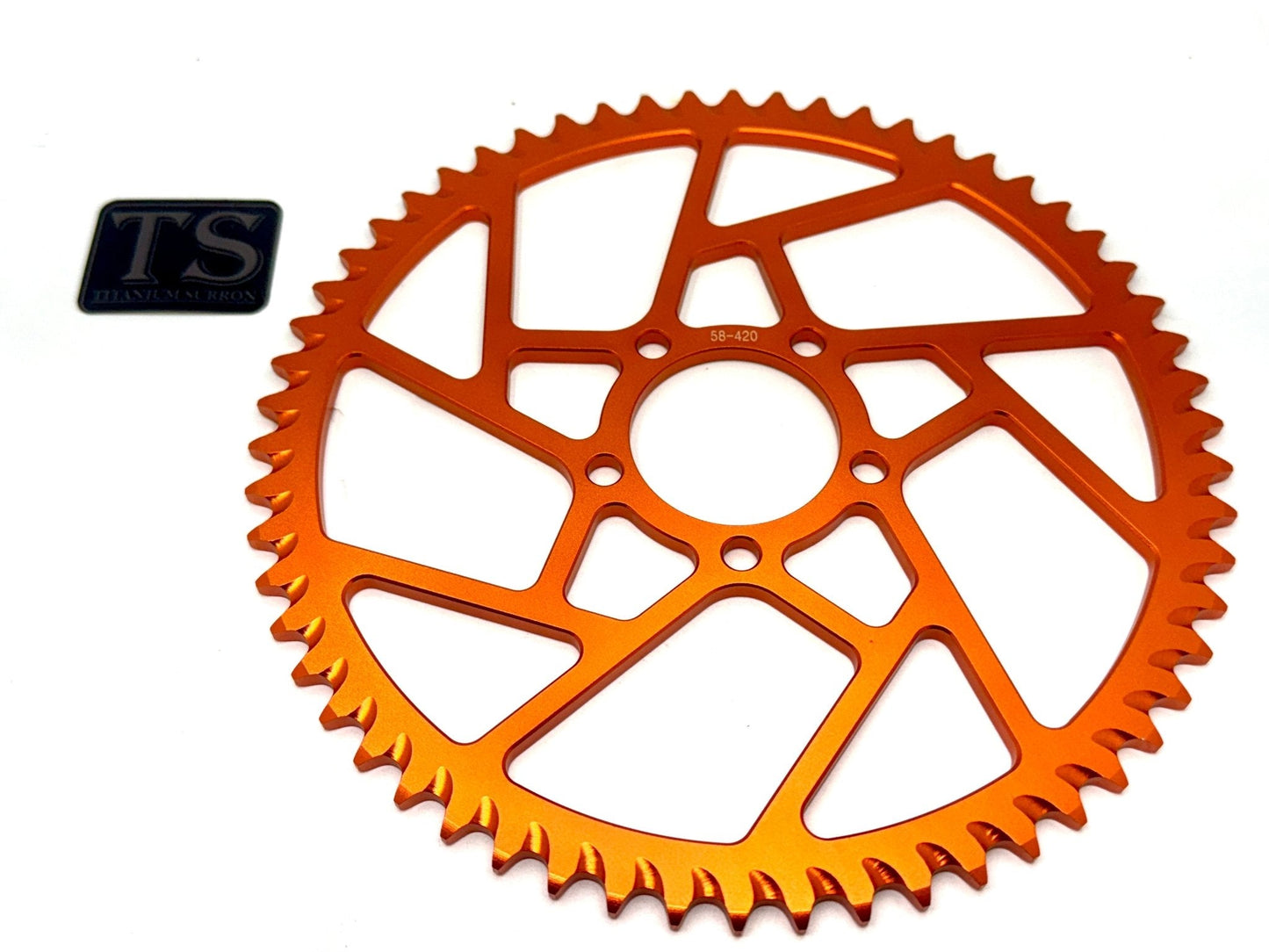Hardened Aluminum 420 Sprockets for E-moto 48-58T