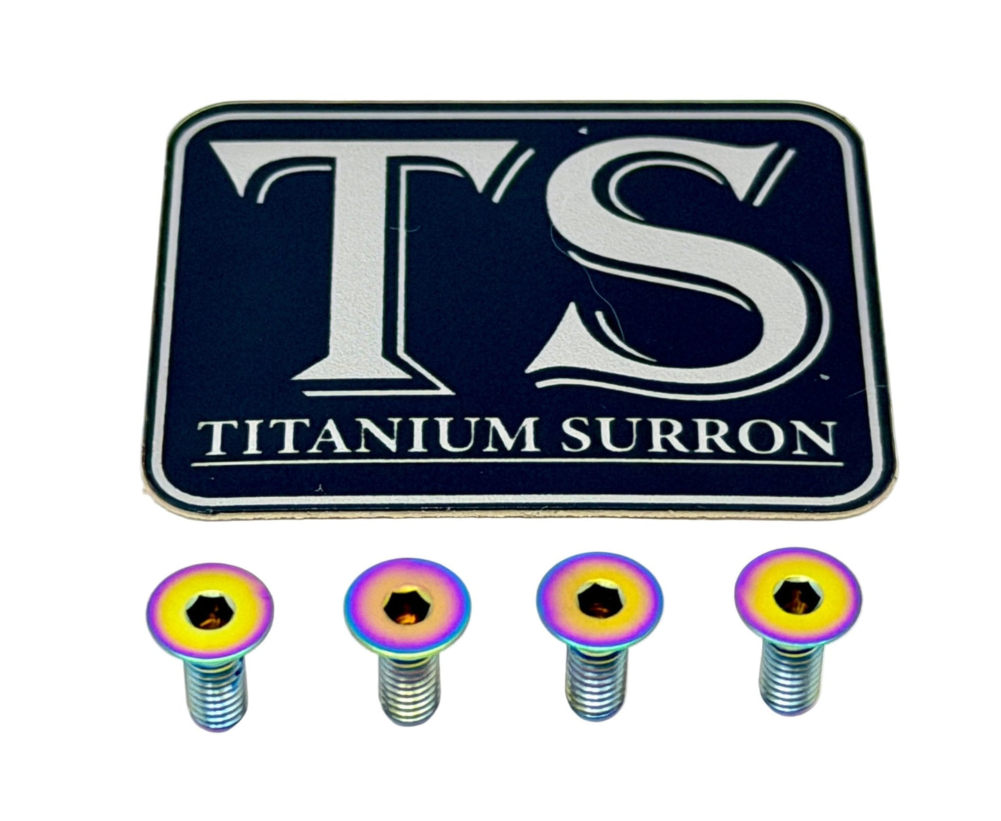 Titanium Baja Designs Headlight Cover Plate Bolts (4)