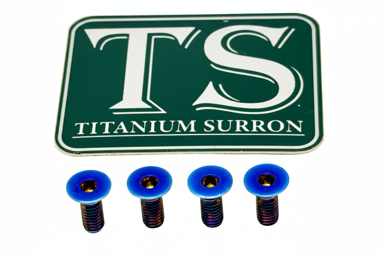 Titanium Baja Designs Headlight Cover Plate Bolts (4)