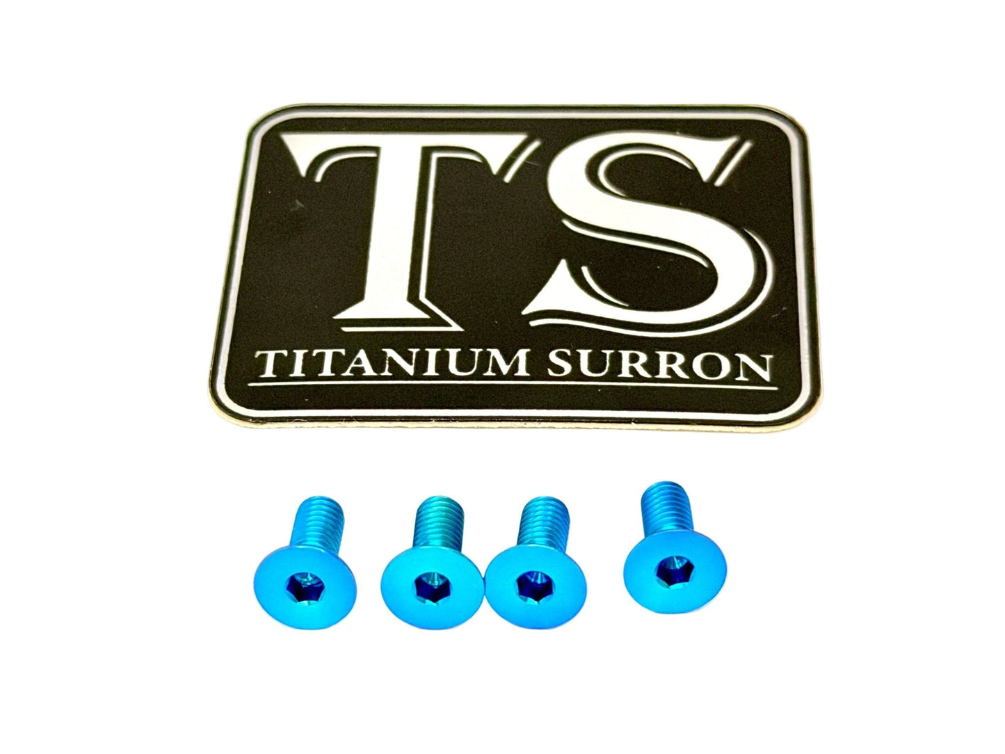 Titanium Baja Designs Headlight Cover Plate Bolts (4)