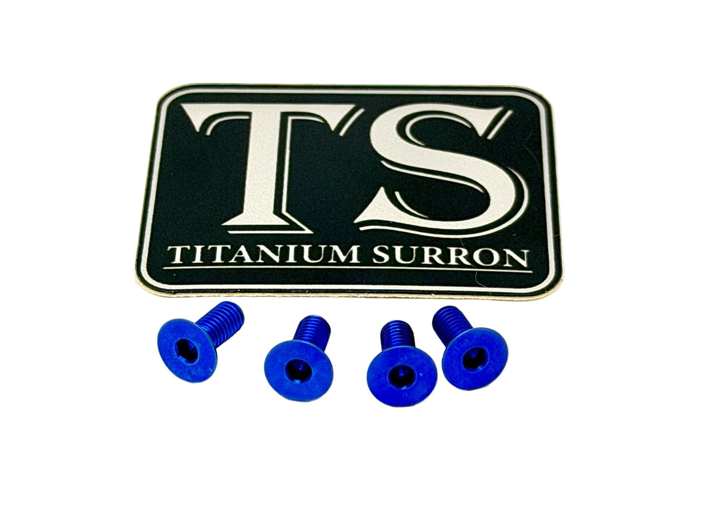 Titanium Baja Designs Headlight Cover Plate Bolts (4)