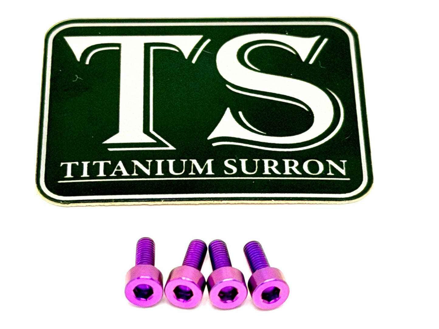 Titanium Baja Designs Headlight Cover Plate Bolts (4)