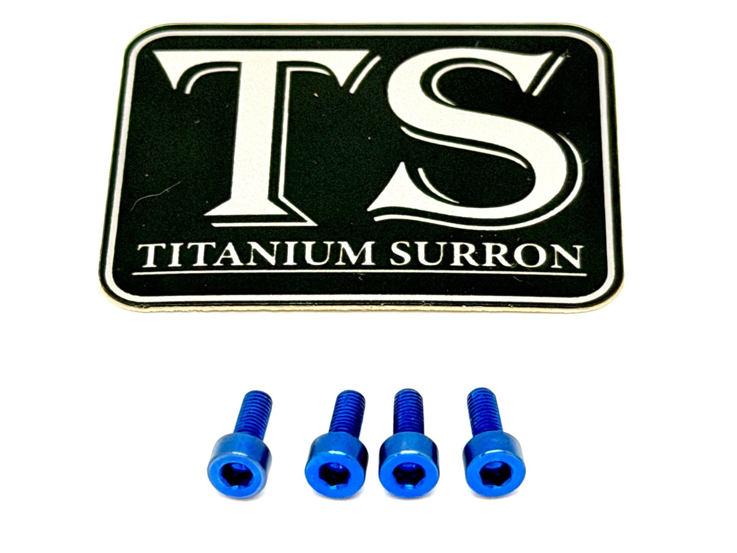 Titanium Baja Designs Headlight Cover Plate Bolts (4)