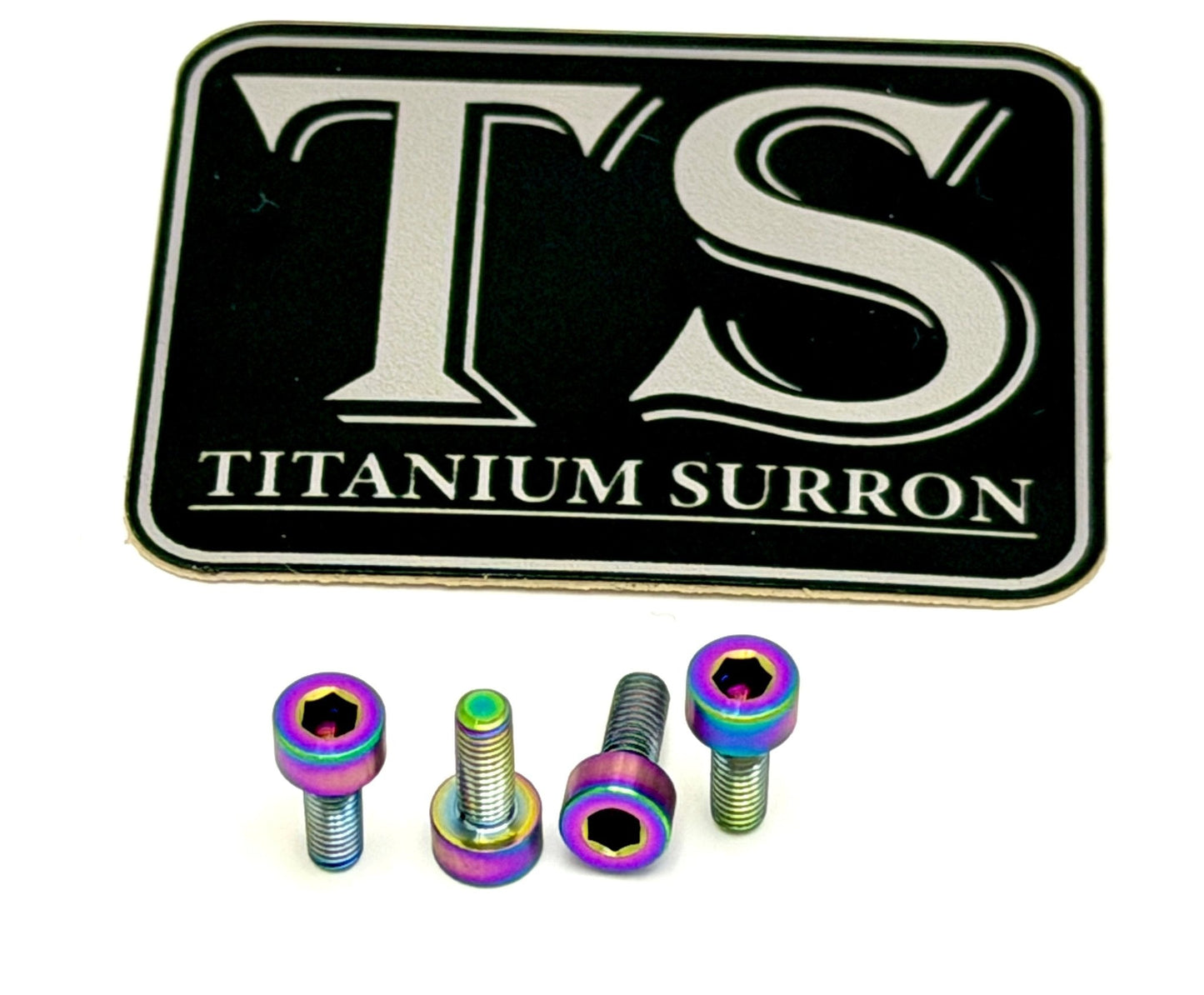 Titanium Baja Designs Headlight Cover Plate Bolts (4)