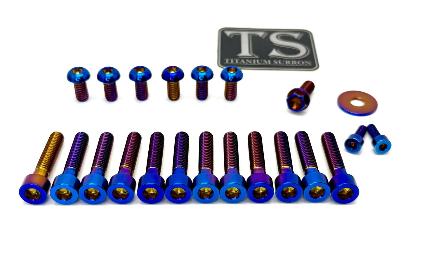 Titanium Bolt Kit for Sirris F43 Fork (22 Pieces)