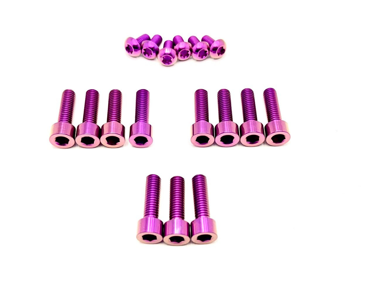 Titanium EXT Ferro Fork Bolt Kits
