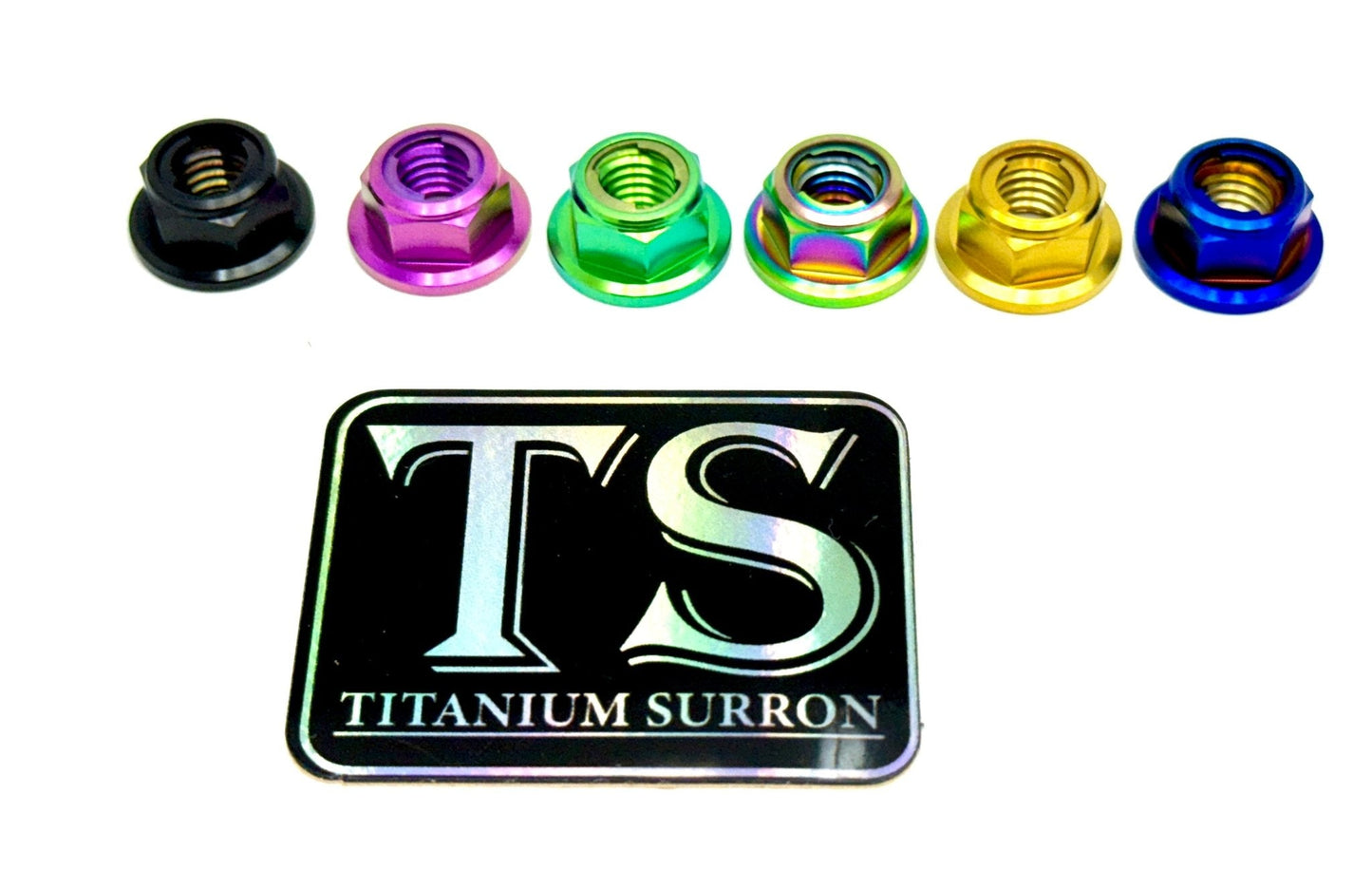M8 Titanium Grade 5 6AL-4V DIN 6923 Locking Flange Nut (Aerospace Grade)