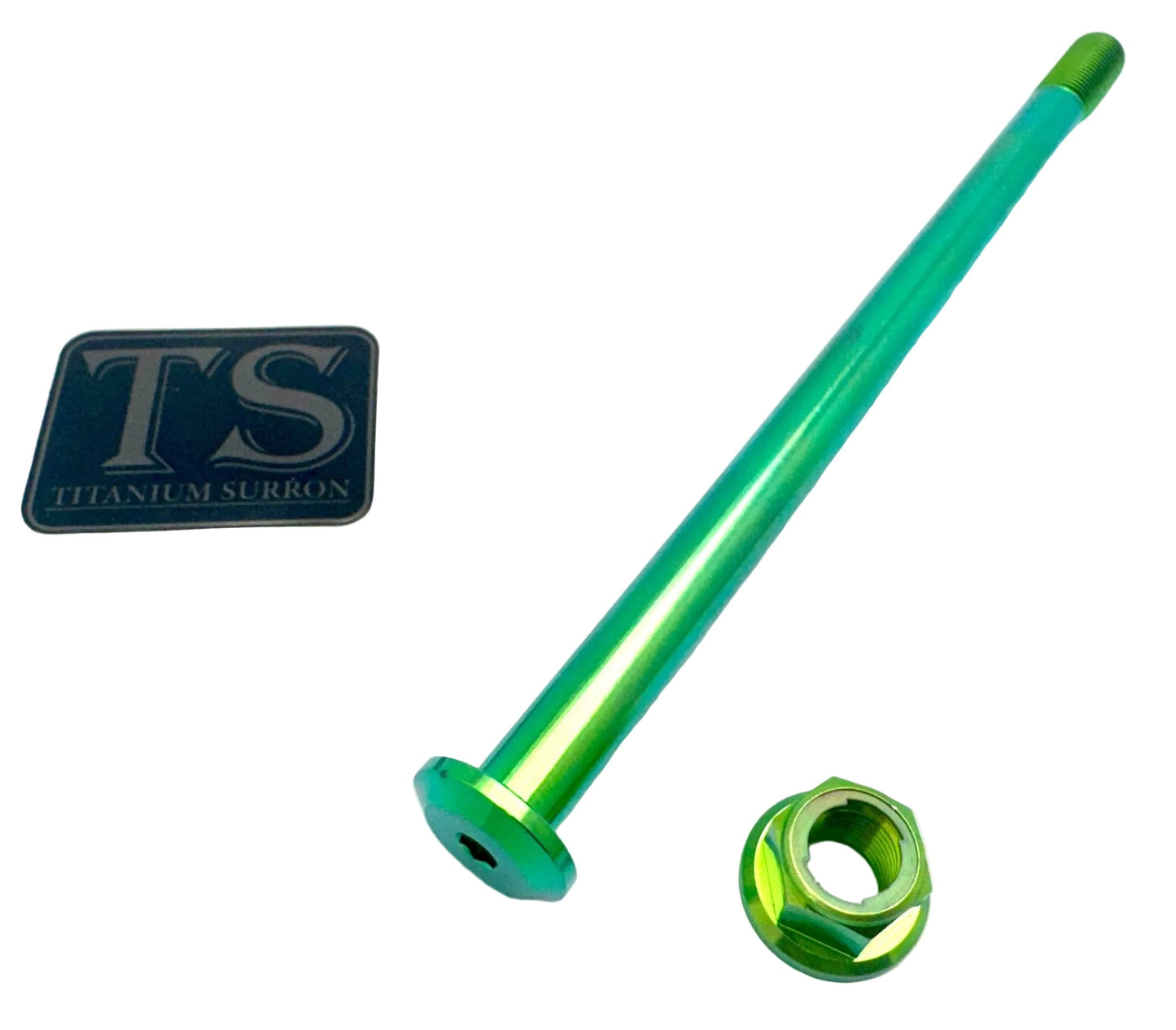 Titanium Rear Axle and Nut - Talaria (Two pcs)