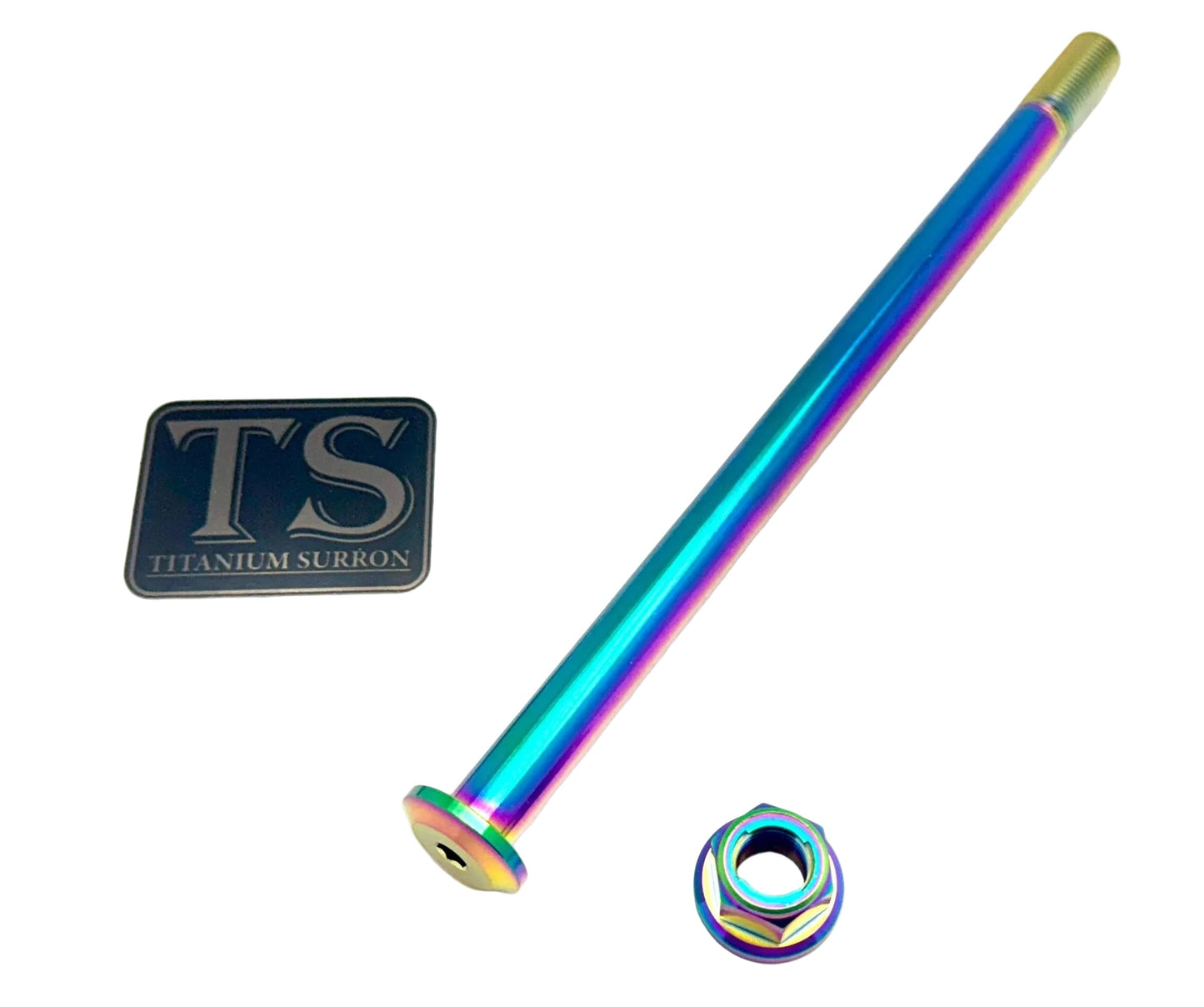 Titanium Rear Axle and Nut - Talaria (Two pcs)