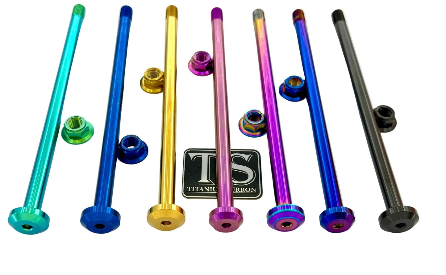 Titanium Rear Axle and Nut - Yozma IN10