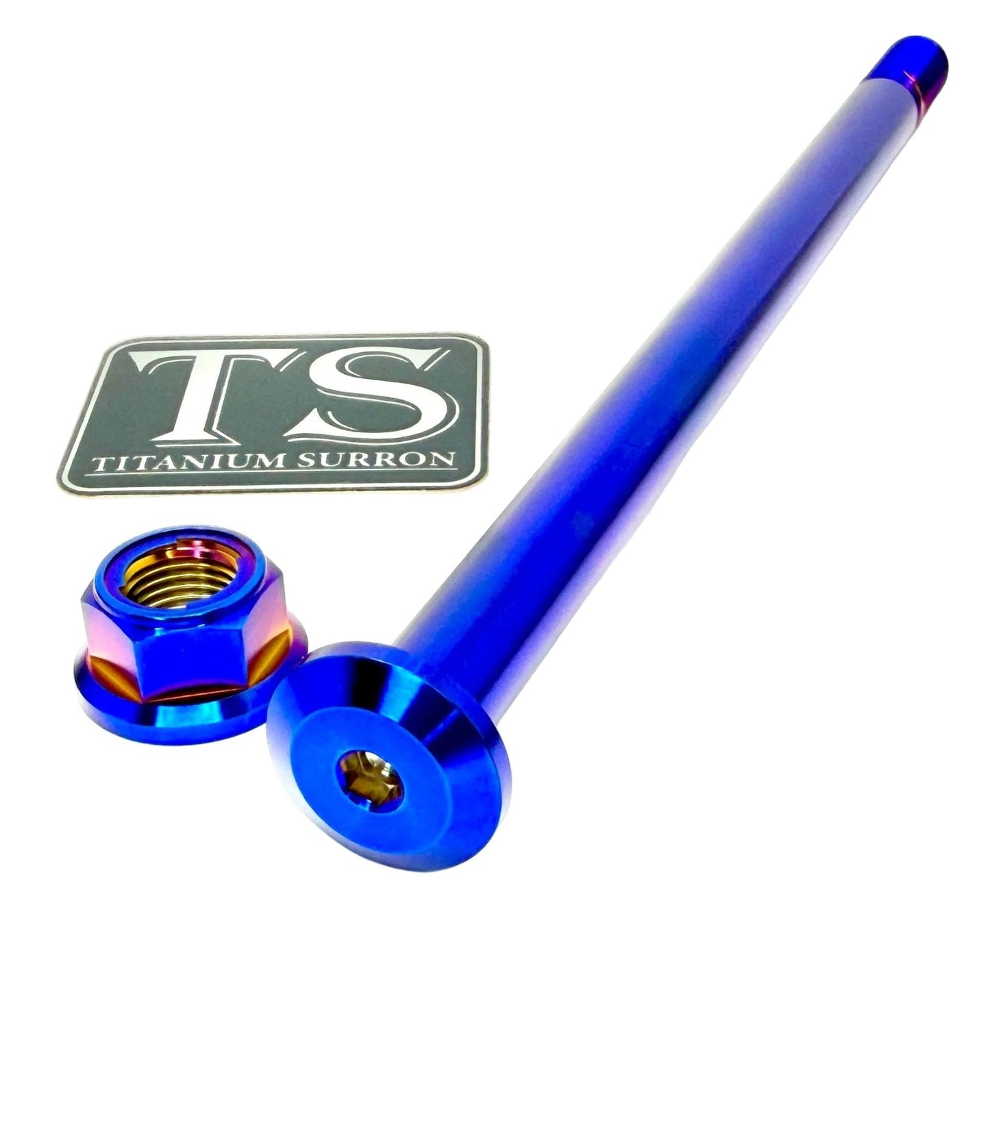 Titanium Rear Axle and Nut - Yozma IN10