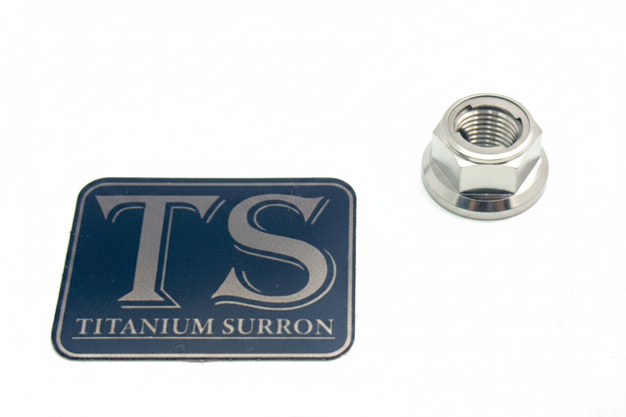 Titanium Rear Axle Nut - E-Moto