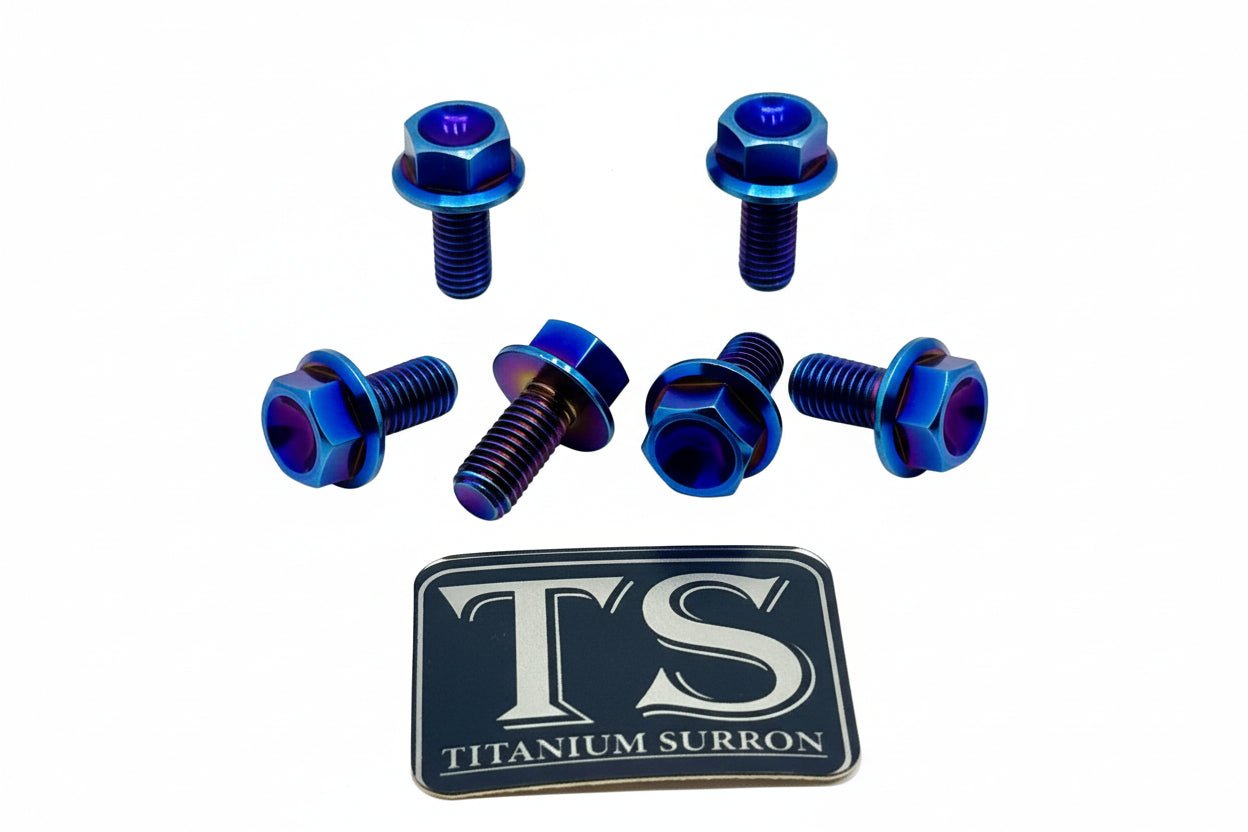 Titanium Sprocket Bolts - E-Moto