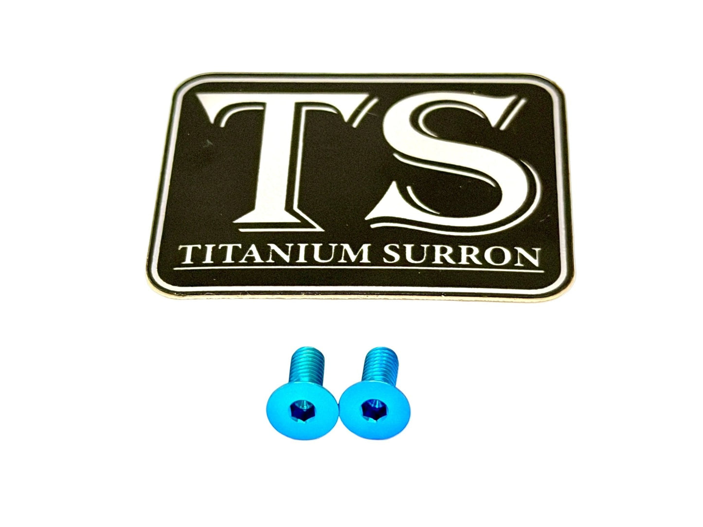 Titanium Surron Ultra Bee Brake Reservoir Cap Bolts