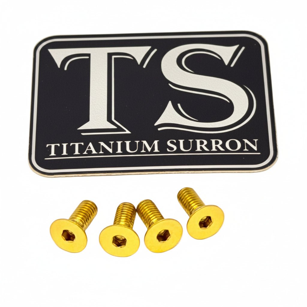 Titanium Surron Ultra Bee Brake Reservoir Cap Bolts