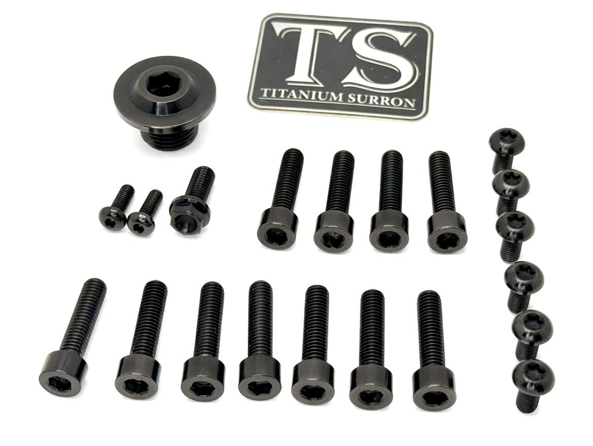 Titanium Surron Ultra Bee OEM Fork Bolt Kit