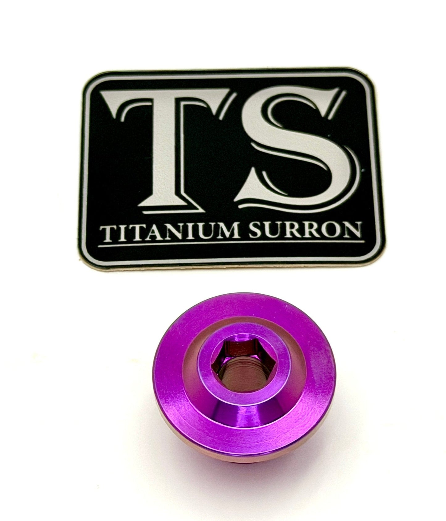Titanium Surron Ultra Bee OEM KKE Fork Axle End-Bolt