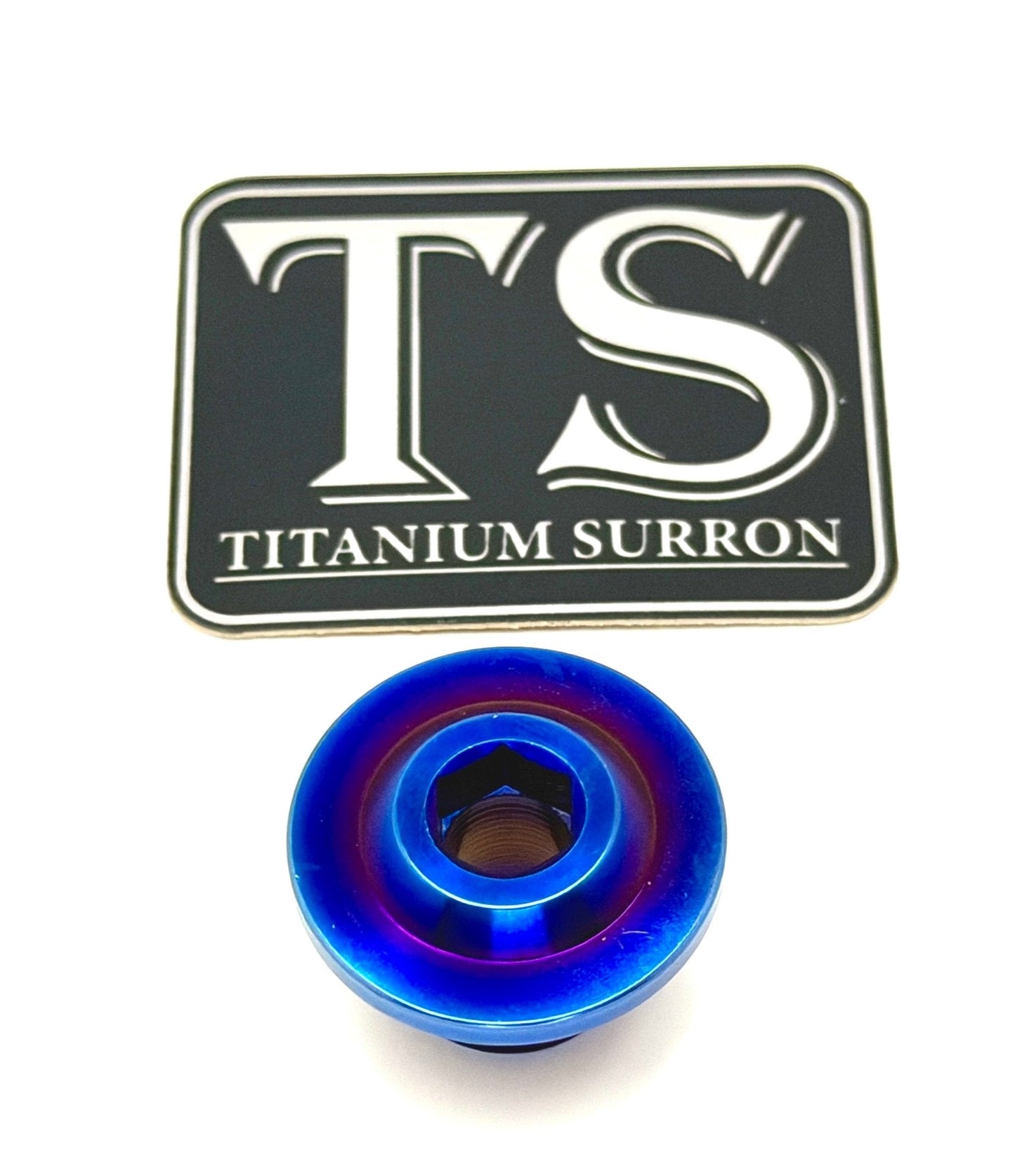 Titanium Surron Ultra Bee OEM KKE Fork Axle End-Bolt
