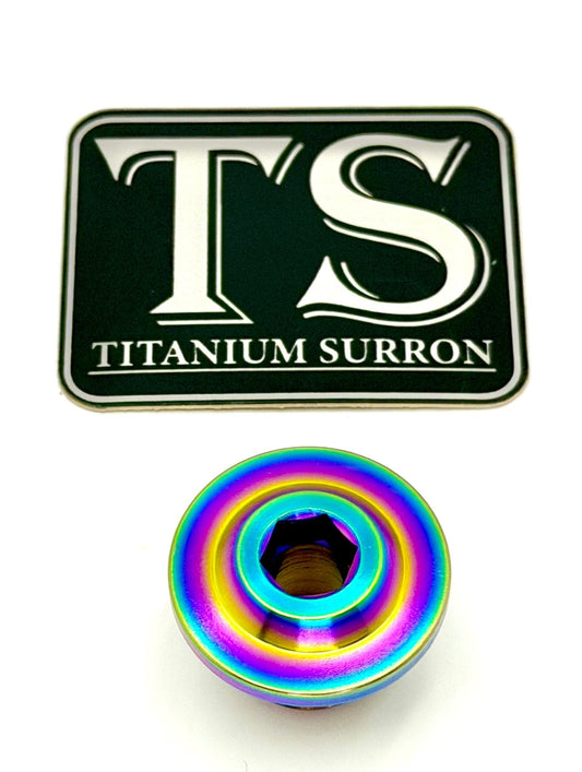 Titanium Surron Ultra Bee OEM KKE Fork Axle End-Bolt