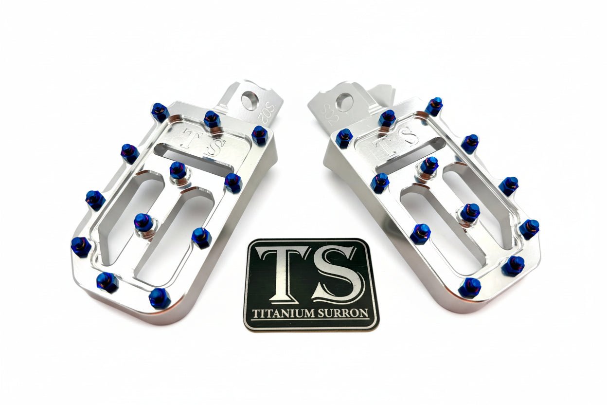 TS Custom Foot Pegs w/ Titanium Grips for Talaria and Altis