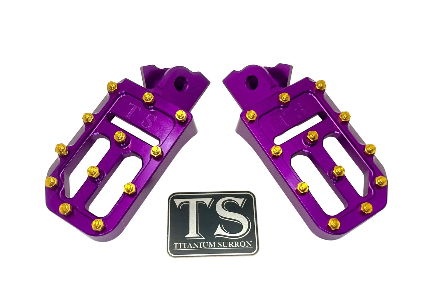 TS Custom Foot Pegs w/ Titanium Grips for Talaria and Altis